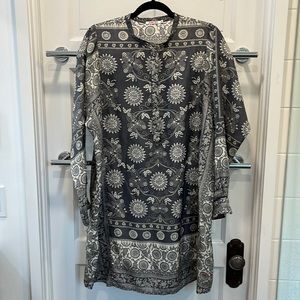 Johnny Was silk tunic dress